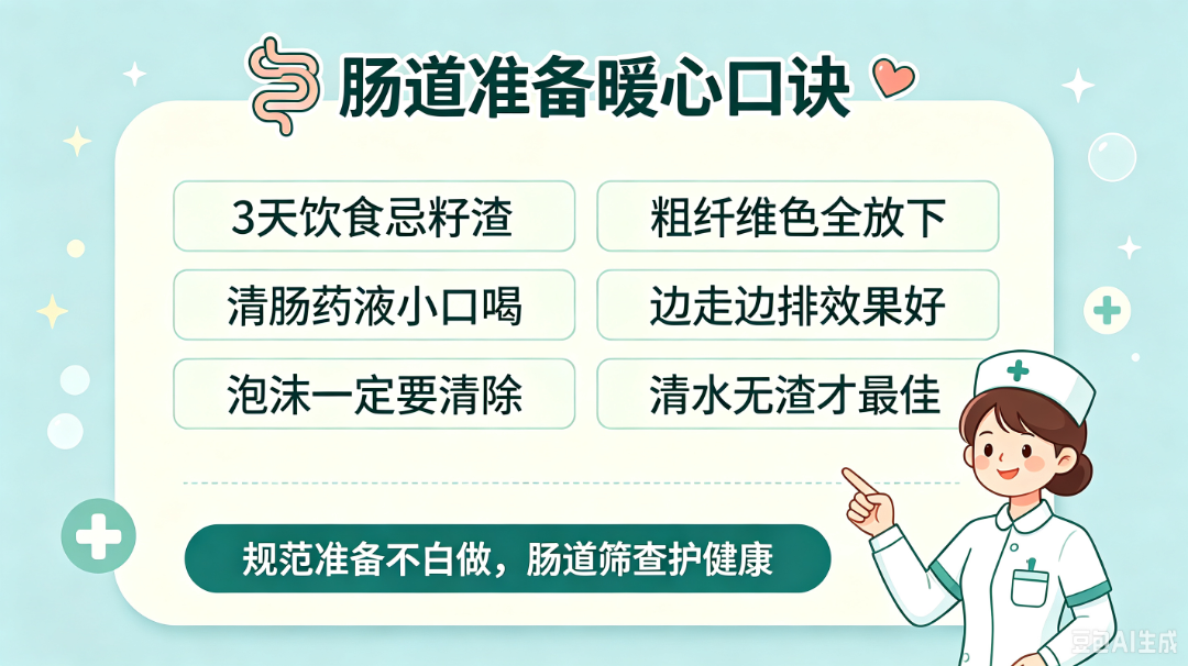 肠镜检查成功与否 正确清肠很重要