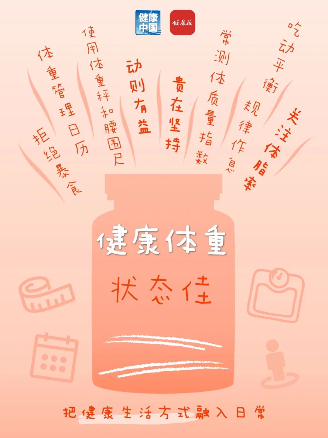 叮！您有6个健康“小瓶子”待查收→