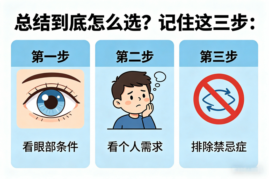 全飞秒、半飞秒、ICL晶体植入应该如何选择?武汉普瑞眼科医院一文帮你理清近视手术术式