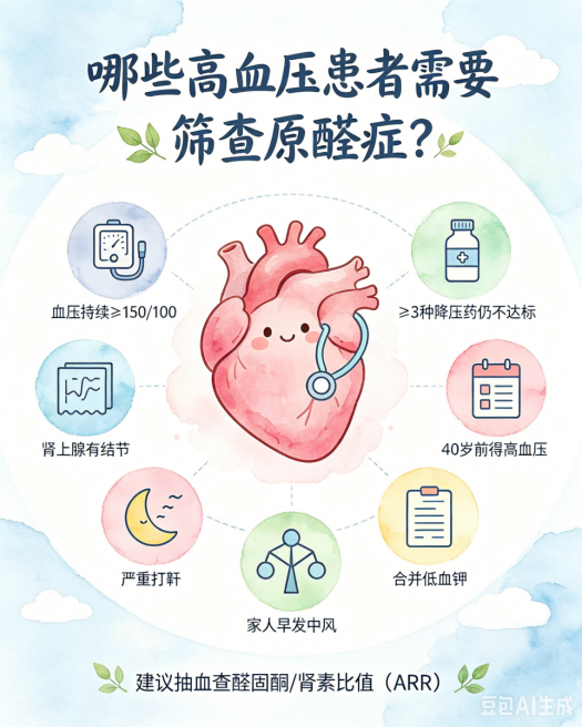 瑞科普丨警惕“伪装”成普通高血压的“隐形刺客”——原发性醛固酮增多症