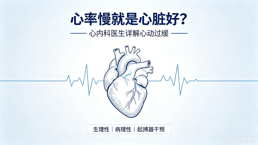 心律失常系列科普丨心率慢,真是心脏好的表现?