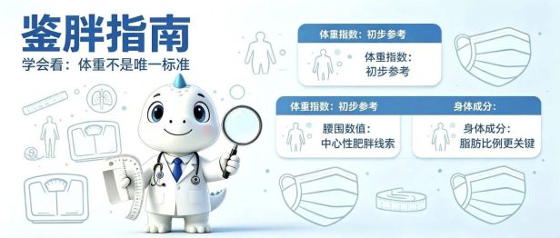 你真的“胖”吗？别盯着“体重秤”数字了！请查收这套科学‘鉴胖指南’！