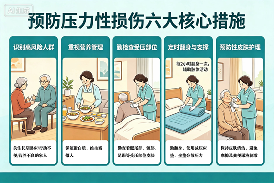 【健康科普】翻身、减压、营养,压疮预防六大核心措施,在家就能做对!