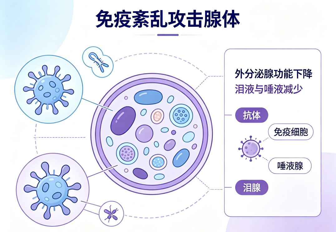 眼睛、嘴巴总发干，补水也没用？根源在免疫系统