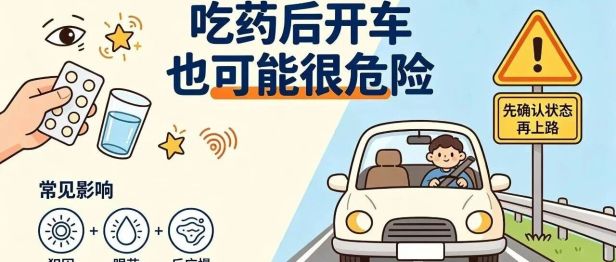 【科普】吃药后开车=酒驾？这份“药驾”黑名单，每位司机都该存好