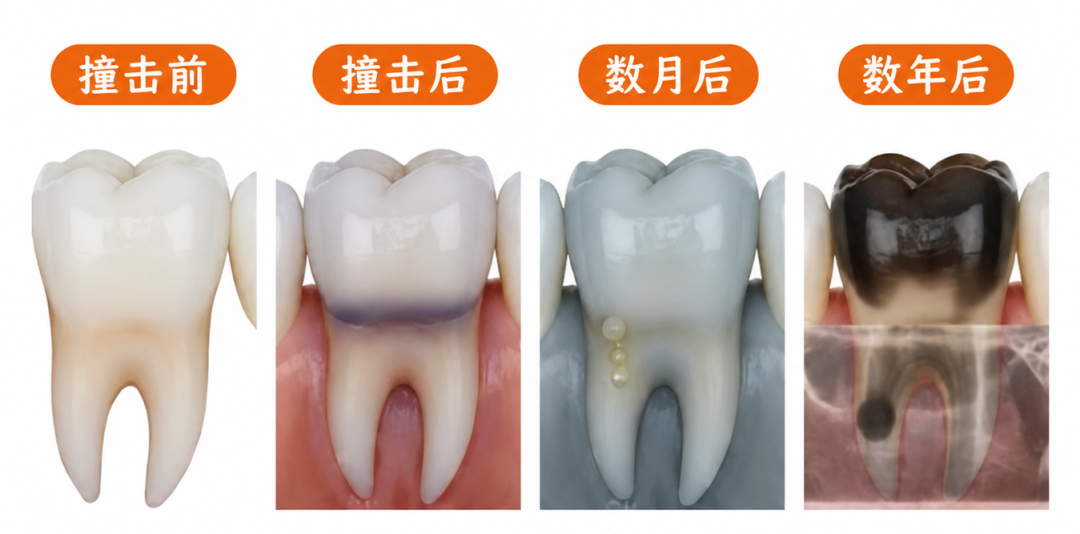 为什么有一颗牙在偷偷变色,他到底经历了什么?