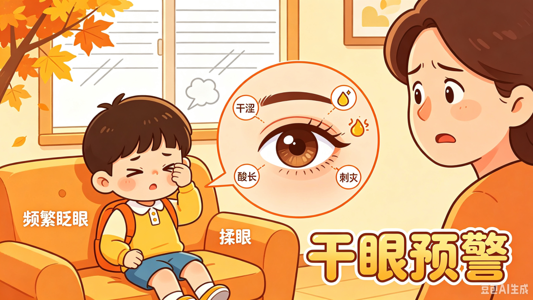 普瑞专家说|孩子频繁揉眼眨眼别训斥!可能是眼睛在“缺水求救”
