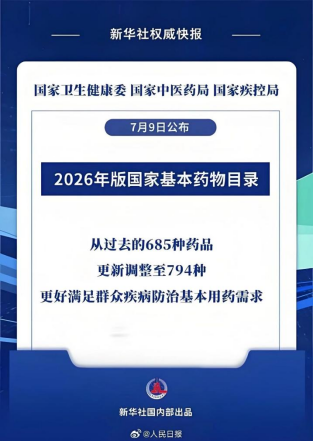 9月1日起,《国家基本药物目录(2026年版)》正式实施!包头市肿瘤医院快速响应,服务患者!