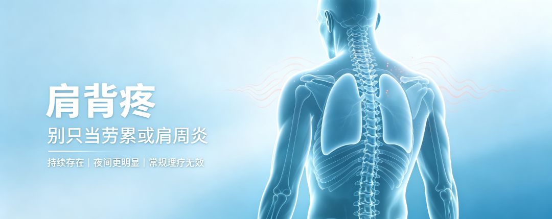肿瘤防治专栏9｜干咳、胸痛、肩背疼别硬扛！可能是肺部病变的早期信号