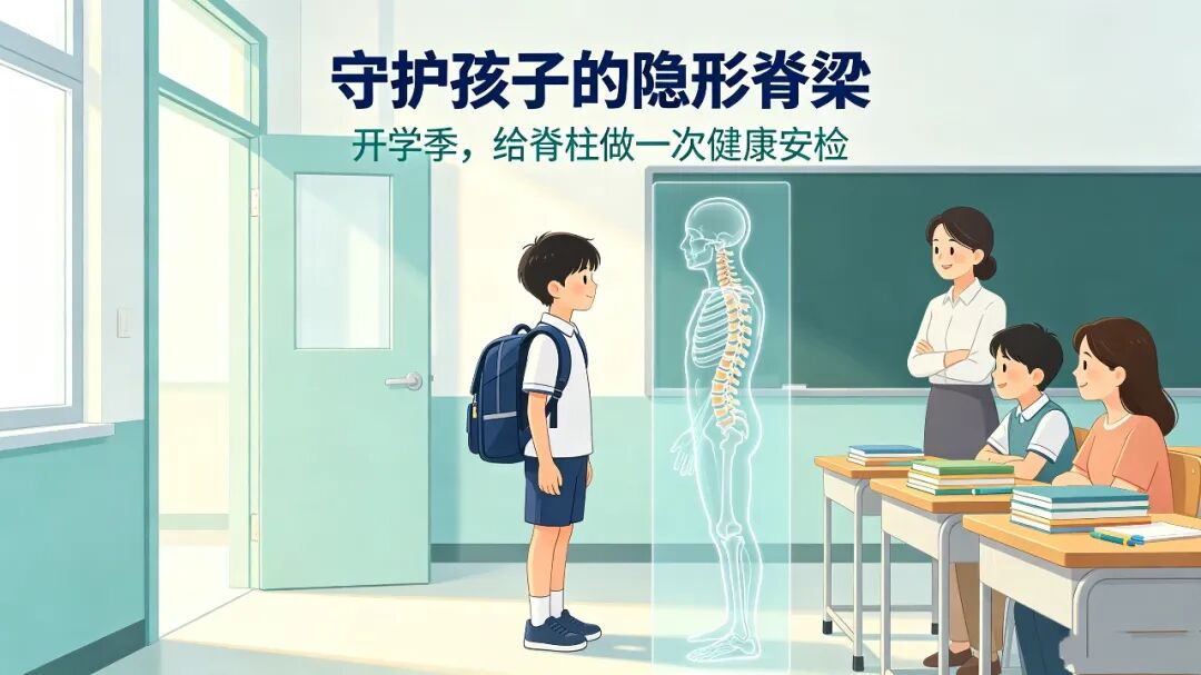 开学“医”站丨别让“坐没坐相”藏住孩子的“隐形脊梁”——开学季,请为孩子的脊柱做一次“安检”