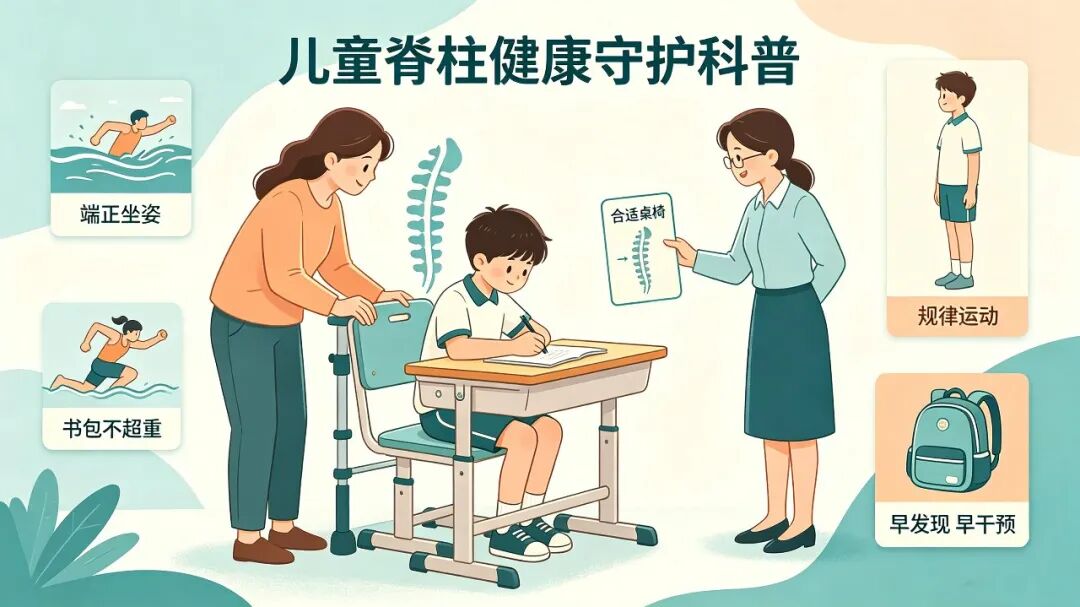开学“医”站丨别让“坐没坐相”藏住孩子的“隐形脊梁”——开学季,请为孩子的脊柱做一次“安检”
