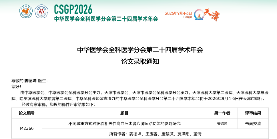 大写的赞！市中心医院全科医学科团队多项学术成果亮相国家级舞台