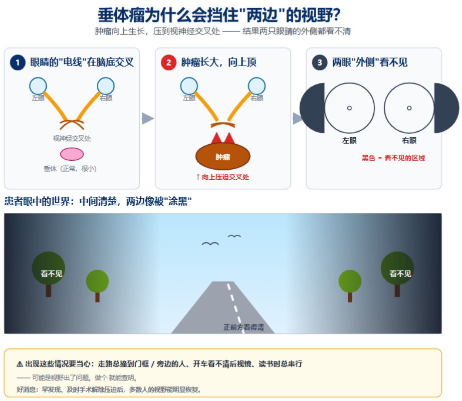 七旬老人突发“眼蒙”,入院检查发现是肿瘤作祟
