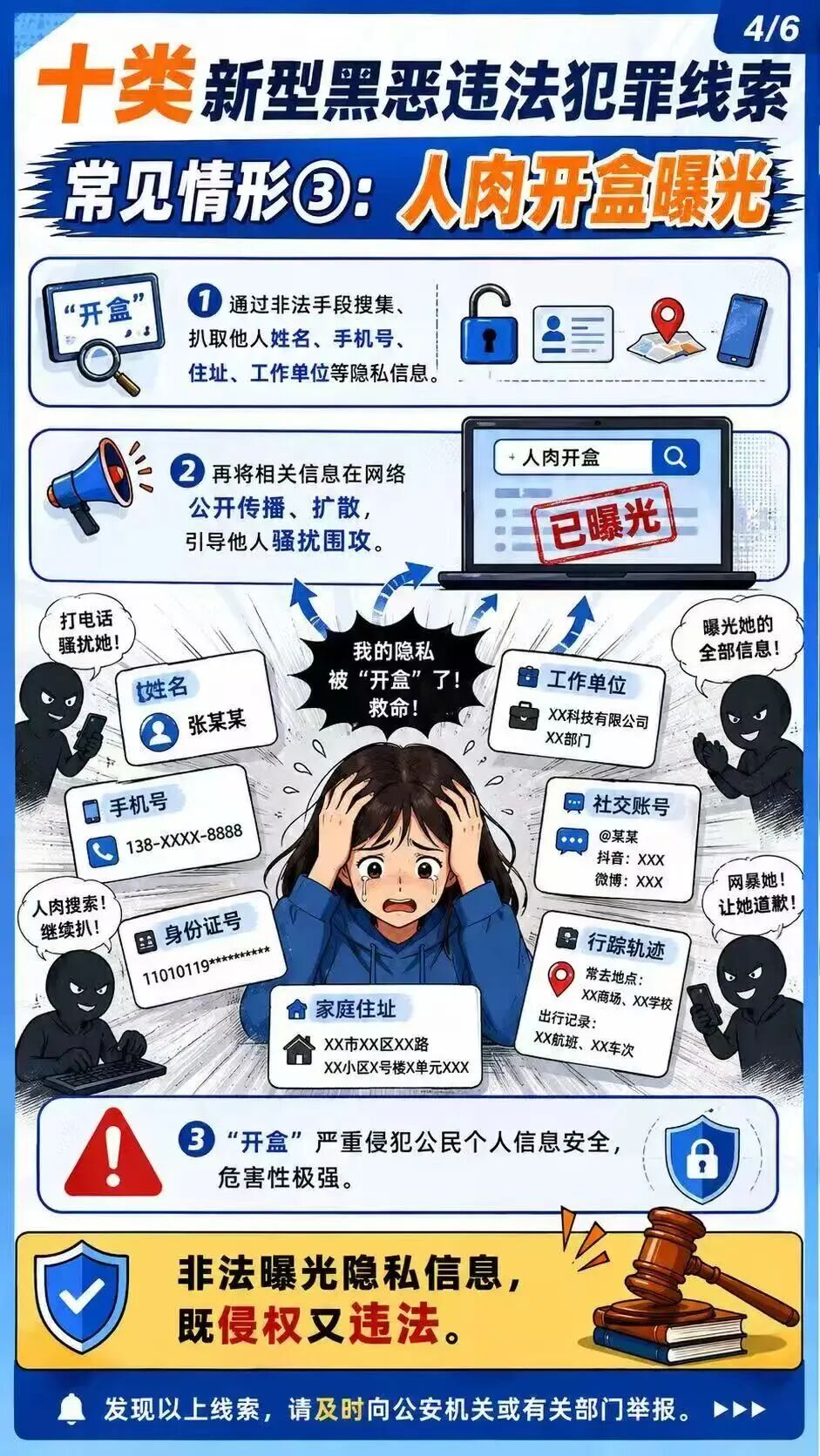 什么是网络暴力?一组图带你读懂这类新型黑恶犯罪