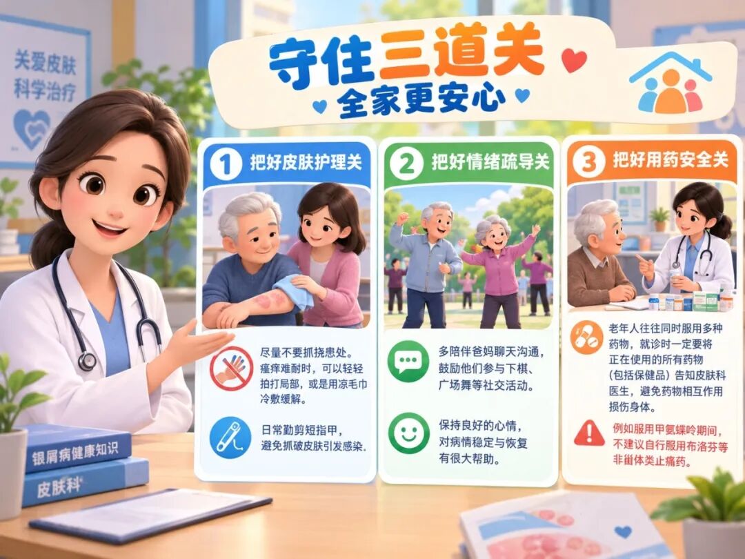 银屑病 “缠上” 爸妈别慌!这份老年 “牛皮癣” 科学应对指南请收好
