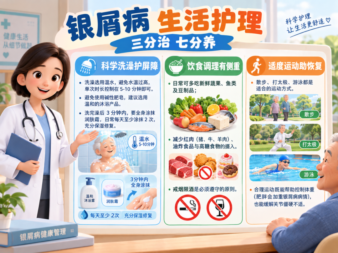 银屑病 “缠上” 爸妈别慌!这份老年 “牛皮癣” 科学应对指南请收好