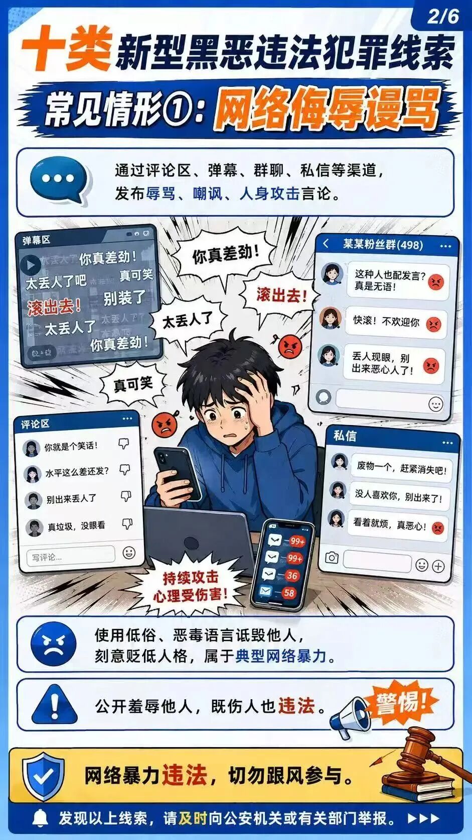 什么是网络暴力?一组图带你读懂这类新型黑恶犯罪