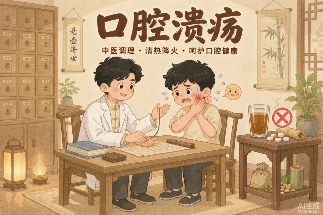 老中医一句话点醒我:长溃疡,真不一定是上火