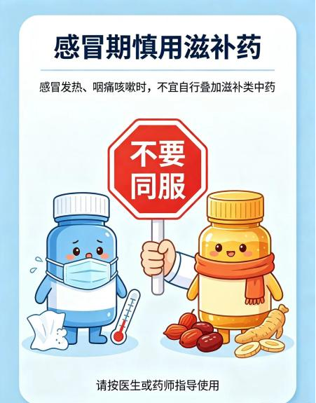 感冒还在吃滋补药?小心越“补”越”堵”!