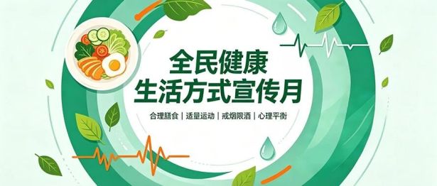 全民健康生活方式宣传月 | 主动健康、自我管理，做自己健康第一责任人