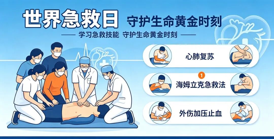 世界急救日丨学习急救技能 守护生命 “黄金时刻”