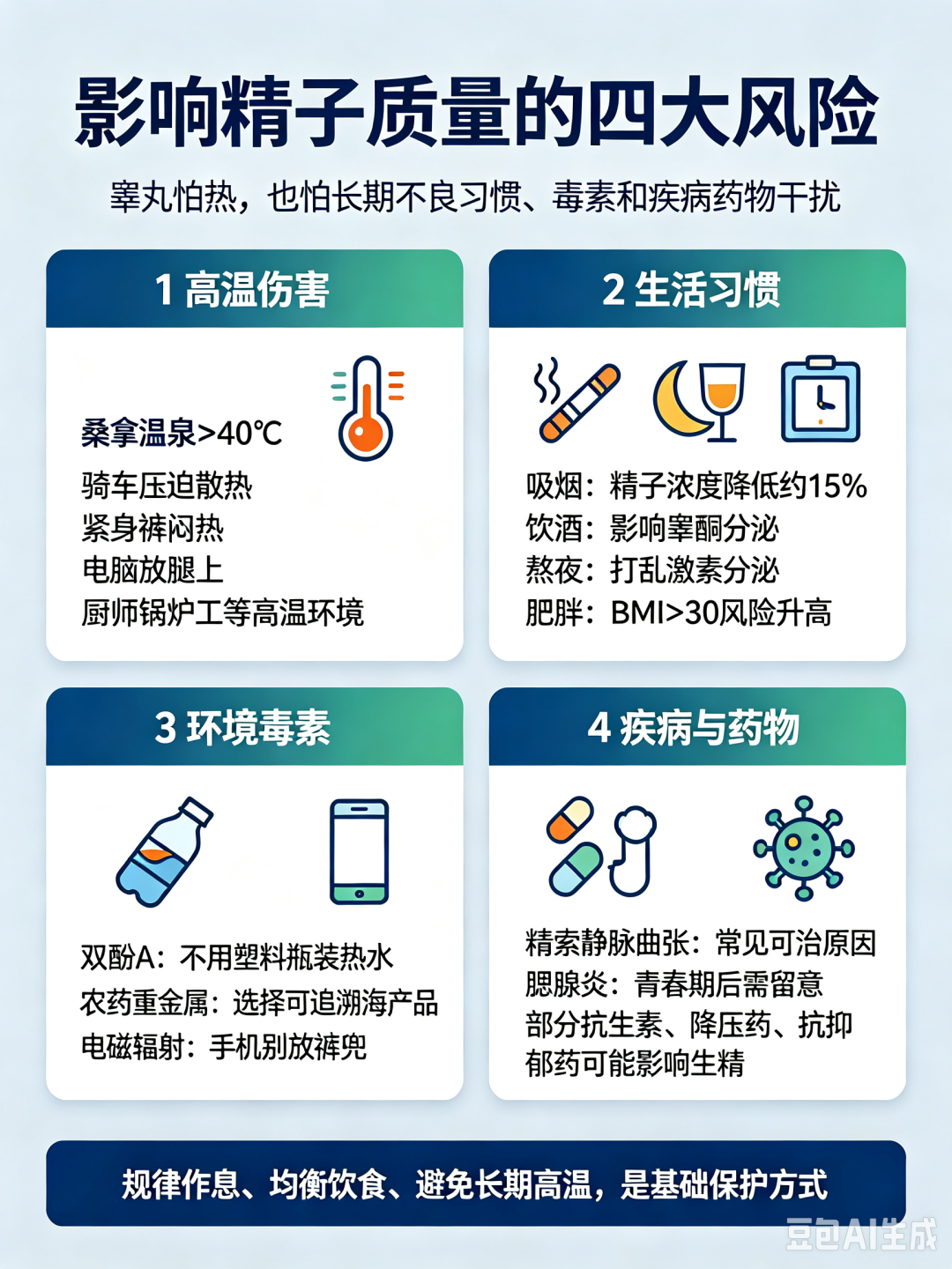 男性生育力保护——别让“小蝌蚪”输在起跑线上