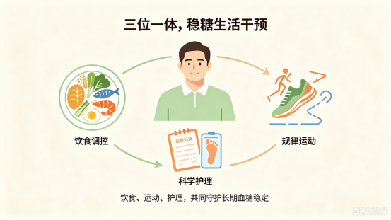 远离糖尿病并发症 | 饮食、运动、科学护理三位一体科学控糖