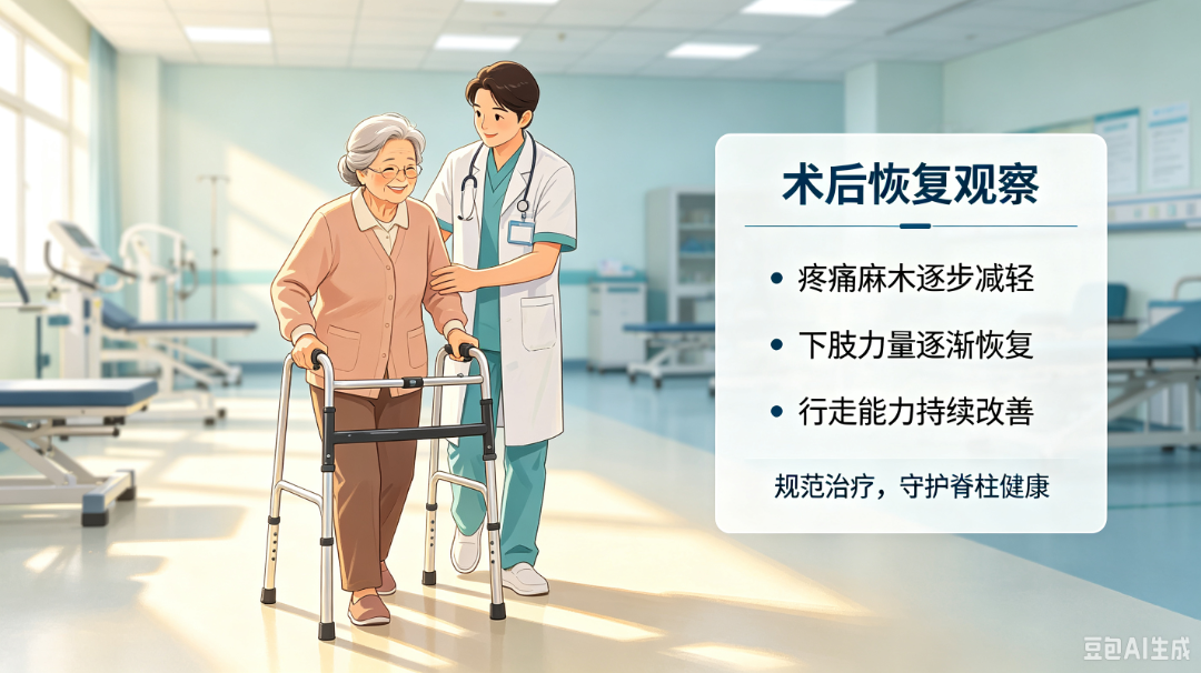 走路腿麻疼痛难行 | 国文骨科精准手术,解除腰椎神经压迫