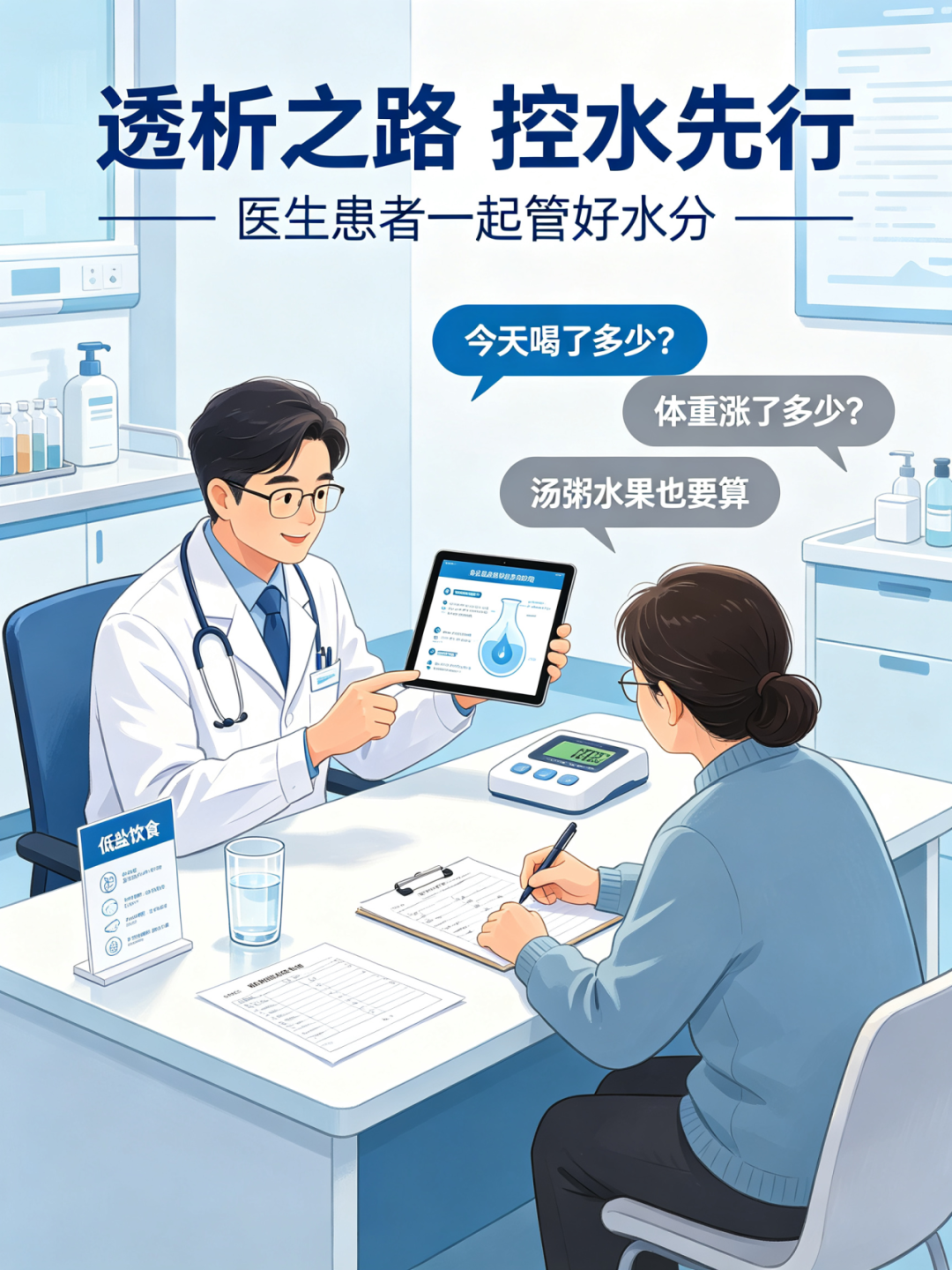 透析之路，控水先行｜血透肾友如何科学控水