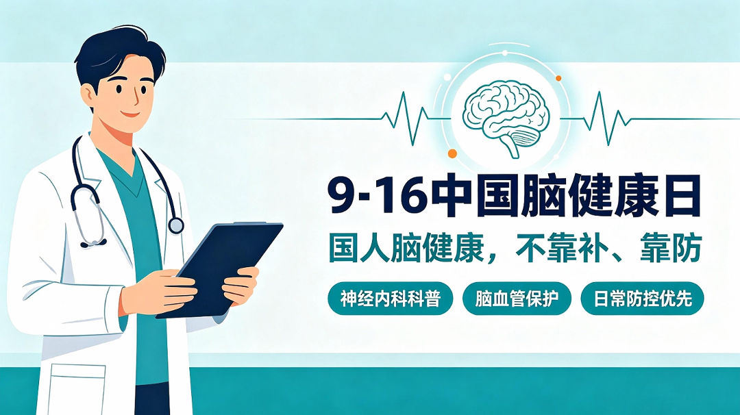 中国脑健康日|国人脑健康,不靠补、靠“防”