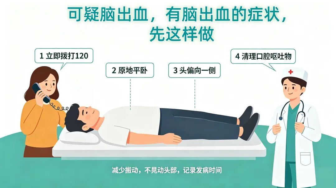 健康科普丨警惕脑出血!读懂预警信号,学会关键急救
