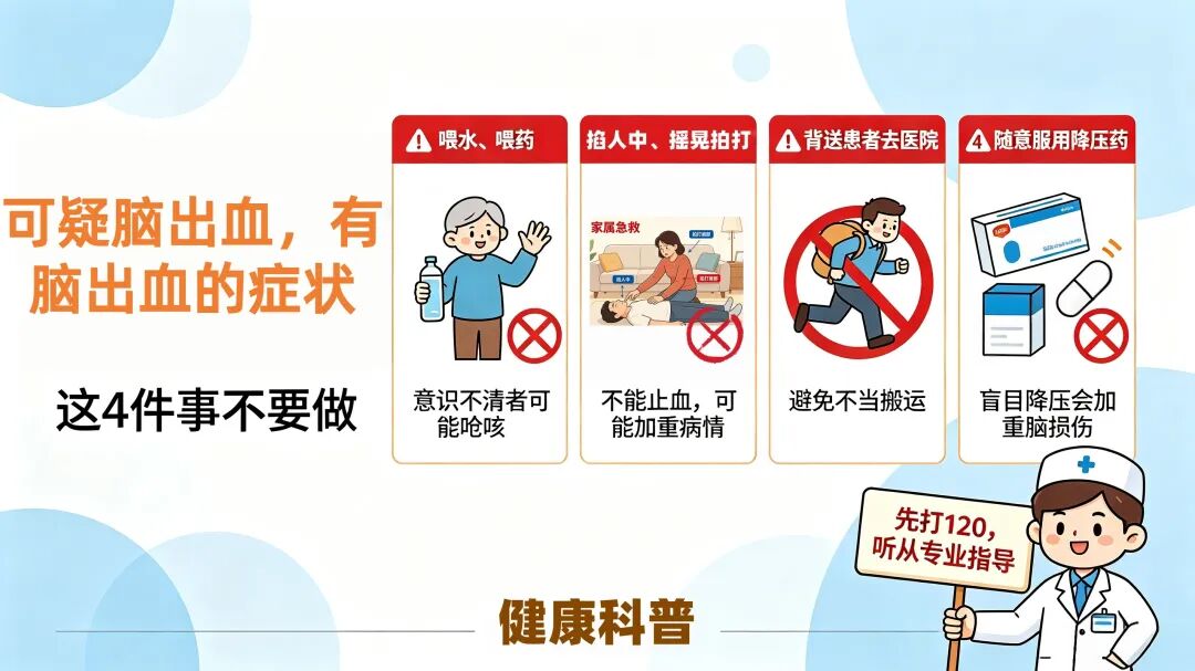 健康科普丨警惕脑出血!读懂预警信号,学会关键急救