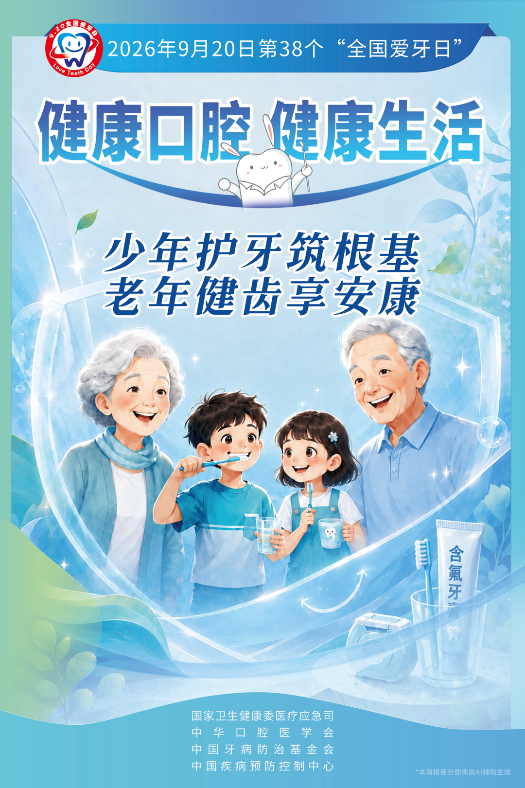 健康口腔，健康生活｜少年护牙筑根基，老年健齿享安康