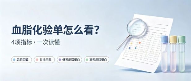 血脂化验单怎么看？记住这4个指标就够了