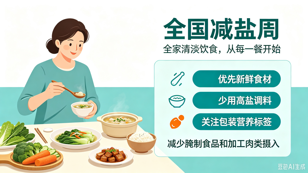 【中国减盐周】就要5克,科学减盐守护全民健康