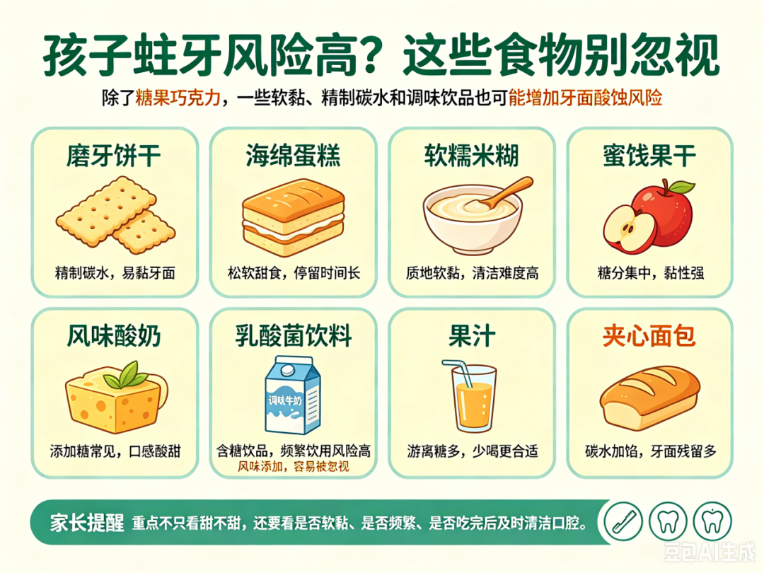 5岁娃20颗蛀牙！ 龋齿“元凶”不只是糖，还有“它们”