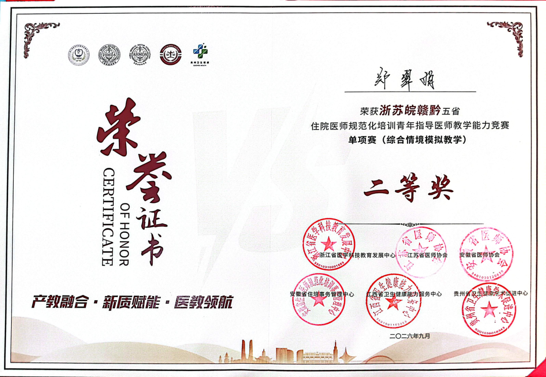 淮安市一院在五省住培师资教学能力竞赛中斩获佳绩