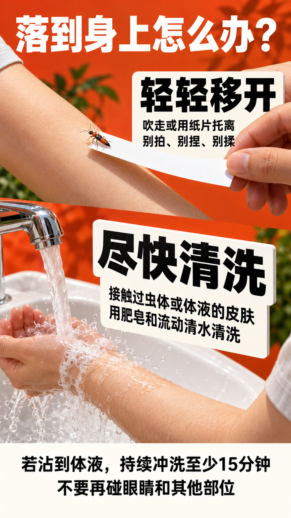 这种小虫千万别拍，毒液堪比硫酸！