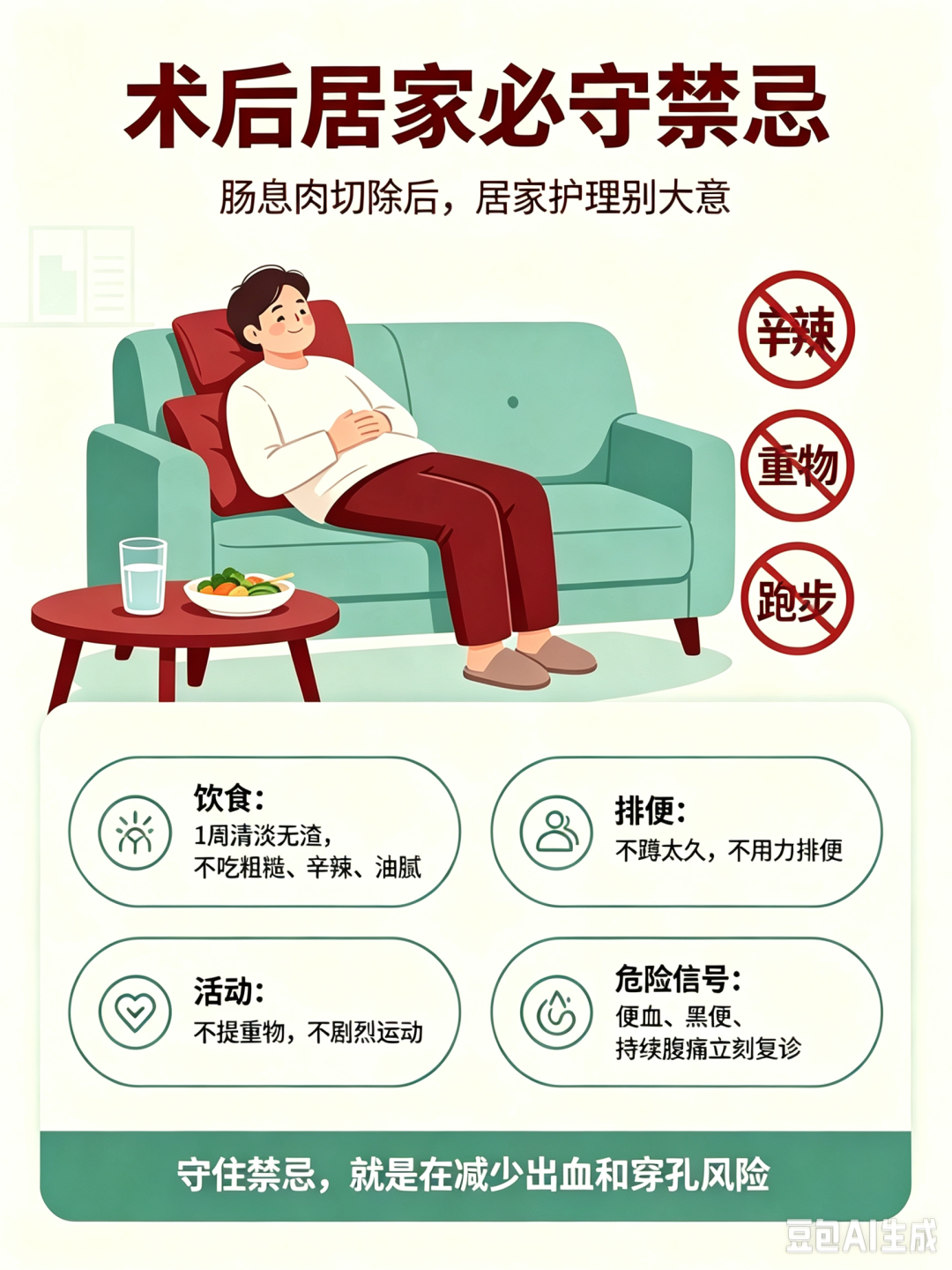 同样是切肠息肉，为啥有人当天回家，有人要住院？真相来了