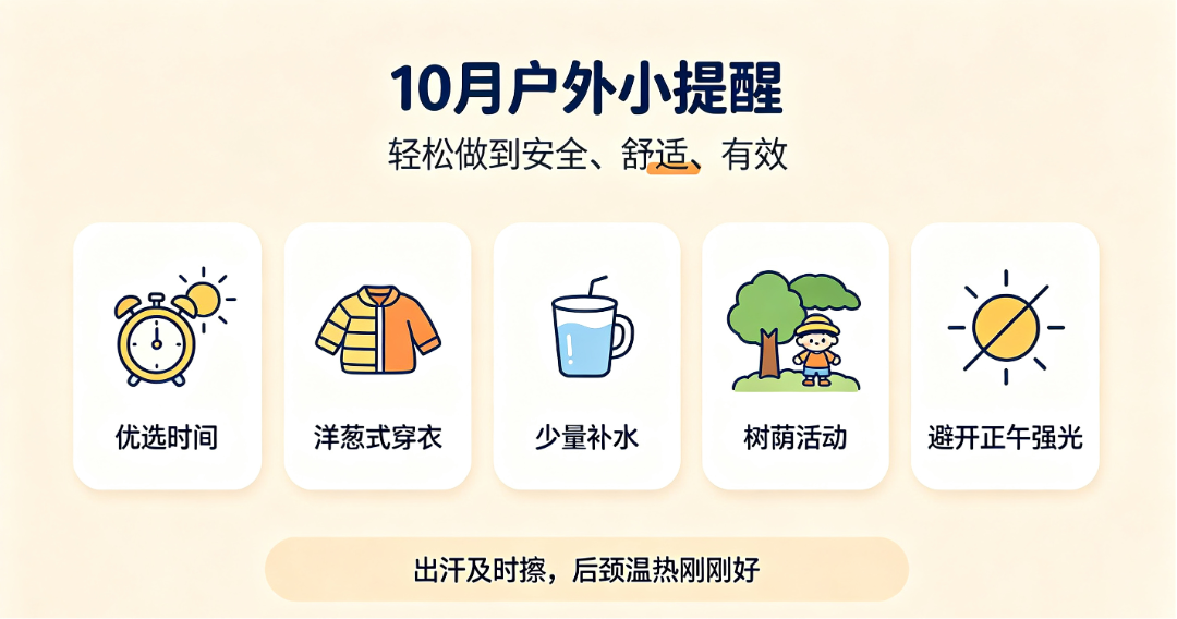 10月黄金户外季|每日2小时户外,同时助力长高、预防近视!