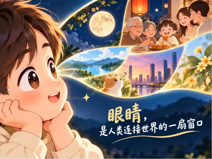 一轮明月，是怎样被你的眼睛“看见”的？
