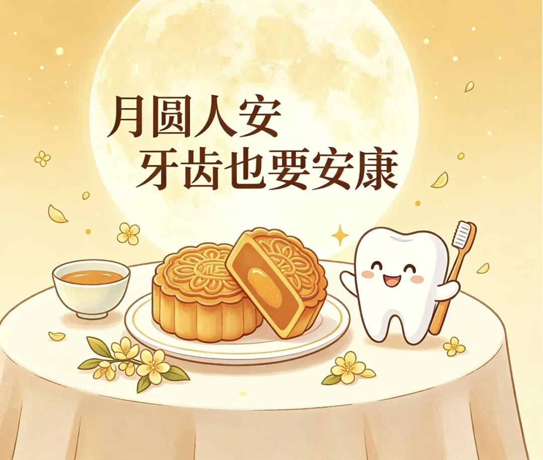 口腔健康提醒|月饼甜、蟹壳硬、冷饮冰:中秋护牙别大意