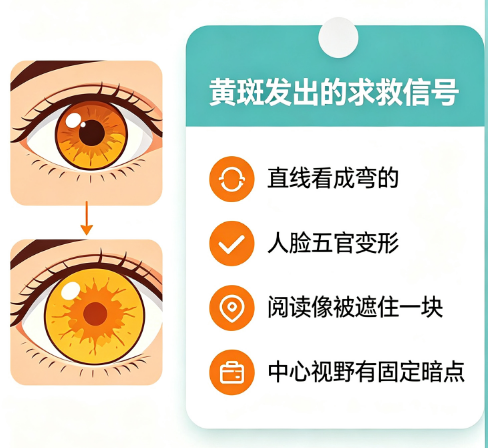 看直线变弯、看人脸变形？你的黄斑可能出问题了