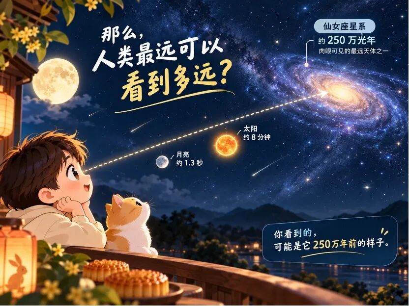 一轮明月，是怎样被你的眼睛“看见”的？