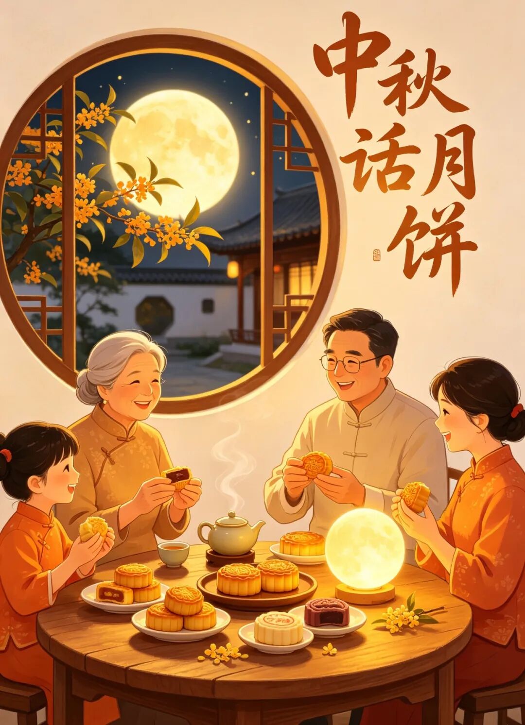 中秋话月饼：美味莫贪多，健康记心间