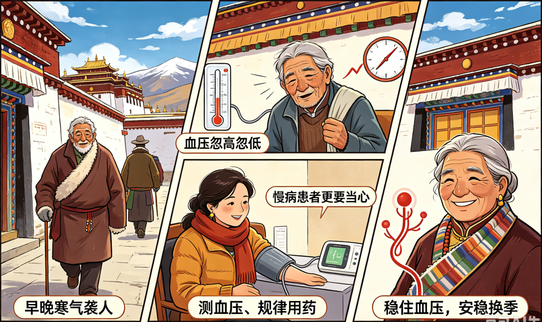 西藏阜康医院医生提醒:西藏换季血压好似“过山车”,慢病患者一定要注意!