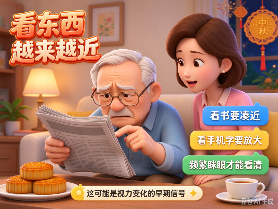 中秋团圆,别忽略父母眼中的 “朦胧”,警惕白内障!