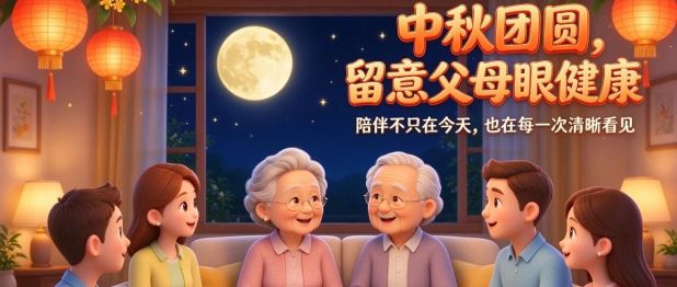 中秋团圆，别忽略父母眼中的 “朦胧”，警惕白内障！