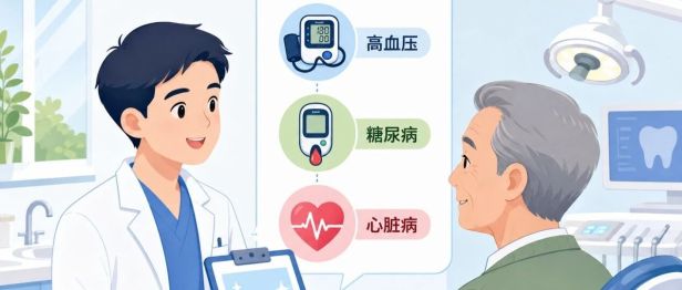 高血压、糖尿病、心脏病患者，做牙周治疗前一定要知道这几件事
