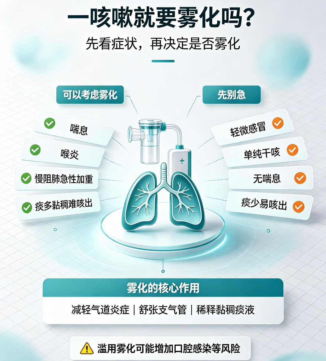 用同样的雾化药,效果相差大?答案也许在雾化的各环节里| 内科系统常见慢病防治护理科普专栏㉘
